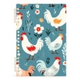 thumbnail image 1 of Spiral Journal Notebook Flowers and Chicken College Ruled Notebook 8.3" x 5.7" A5 Lined Thick Paper Page, 1 of 6