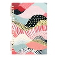 thumbnail image 1 of Spiral Journal Notebook Stripe with Gold College Ruled Notebook 8.3" x 5.7" A5 Lined Thick Paper Page, 1 of 6