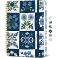 thumbnail image 1 of Spiral Journal Notebook for Women, Pretty Hardcover Lined Notebook for Work & Note Taking, Aesthetic Cute Journal for Writing, 140 Pages, 5.8"x8.3", Vintage Petals, 1 of 3
