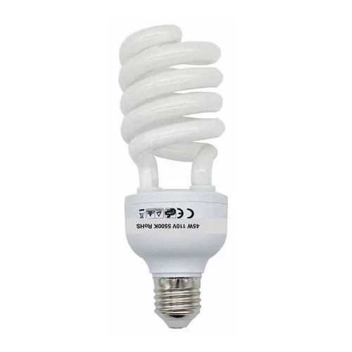 Spiral Light Bulb 45W 5500K White Studio Light RoHS Photographic Lamp