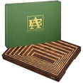 thumbnail image 1 of Spiral Mahogany & Maple Wood End Grain Handmade Cutting Board, 1 of 7