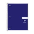 thumbnail image 1 of Spiral Notebook, 1 Subject Notebook, College Ruled, 70 Sheets per Notebook, 8" x 10-1/2", Durable Cover, Office Classroom Supplies, Navy Blue, 1 of 5