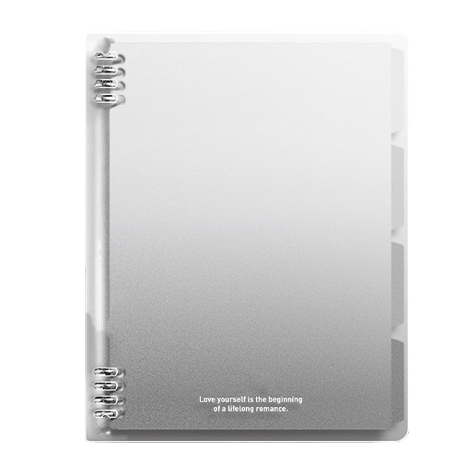 Spiral Notebook 120 Pages Ruled Paper 0.35in Spacing Detachable Ink