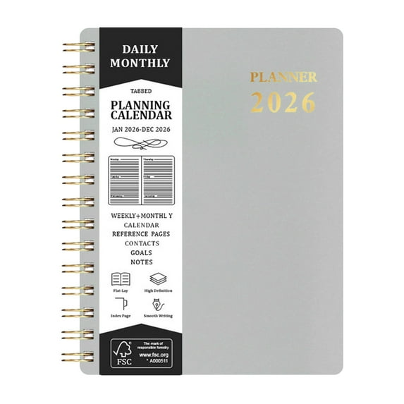 Spiral Notebook, 2026 Planner, Budget Planner Book 2026, Money Management Planner, Personal Budget Notebook, Financial Organizer, Savings Planner Book, Household Budget Planner Notebook