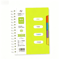 thumbnail image 1 of Spiral Notebook - 4 Subject Notebook, College Ruled Notebook with Dividers Pocket, Tabs Label, for Writing Journal, Home & Office Supplies, 7.5"X10"(Light Green), 1 of 5