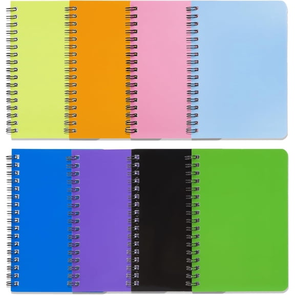 Spiral Notebook 4Pack Pocket Notebook 4.2"x 6.1" Pocket Notepad Small Notebook (8Pack Spiral Notebook)