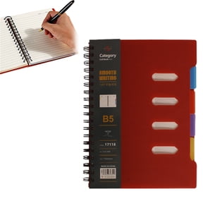 Spiral Notebook Dividers for Organization