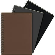 Spiral Notebook A5 College Ruled Journal Lined 8.3'' x 5.5'' Bulk Writing Paper Notebook for Office Business School Supplies Christmas End of Year Gift(Dark Gray,36 Pcs)