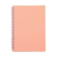 thumbnail image 1 of Spiral Notebook, A5 Hardcover Journal, 1 Pc Plastic Spiral Notebook, Memo Book, College Ruled Notebook, Thick Paper Journal, Spiral Notebook for Office Home Travel Note Taking, Pink, 1 of 2