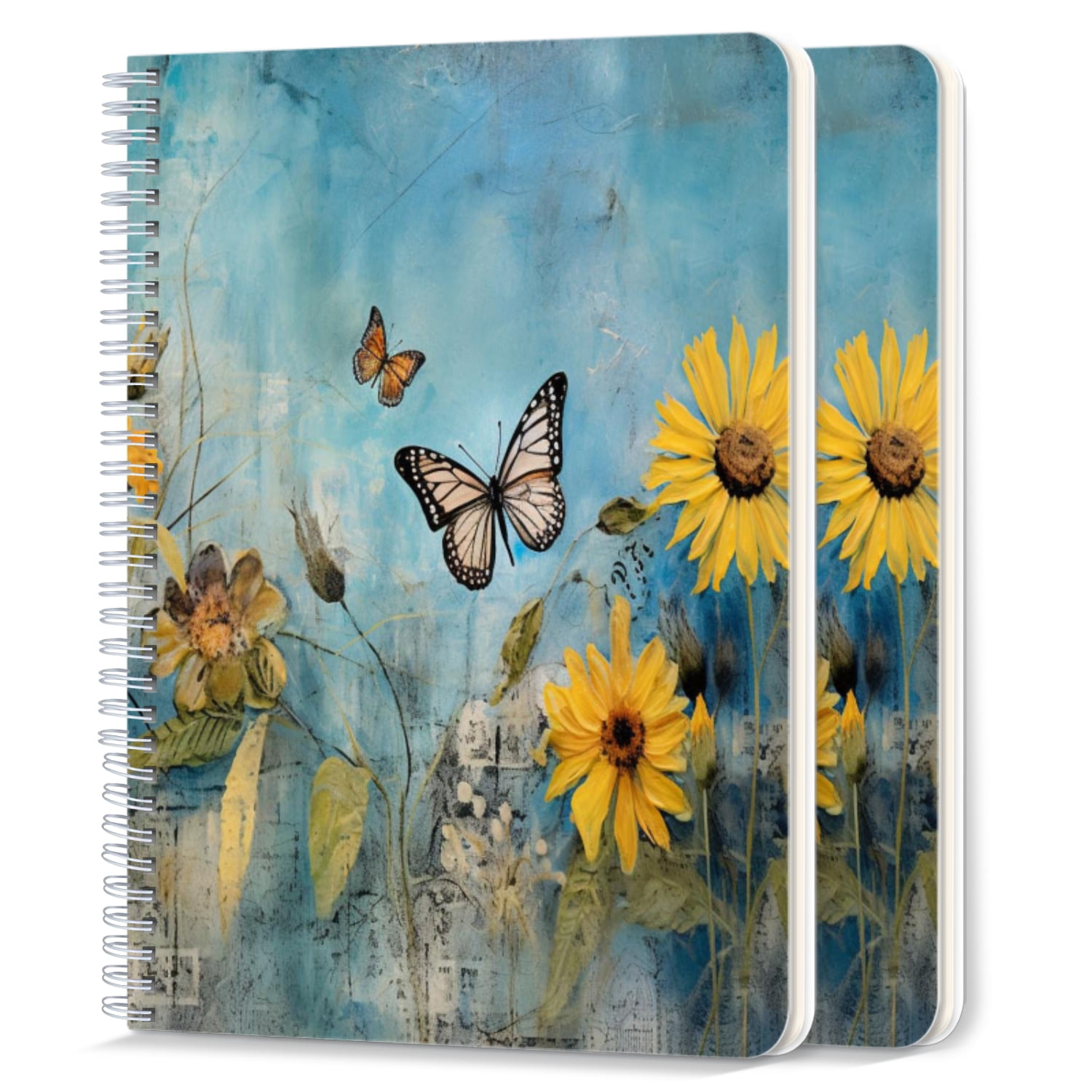 Collage Ruled Journal Spiral Notebook,College Ruled Journal,8.26