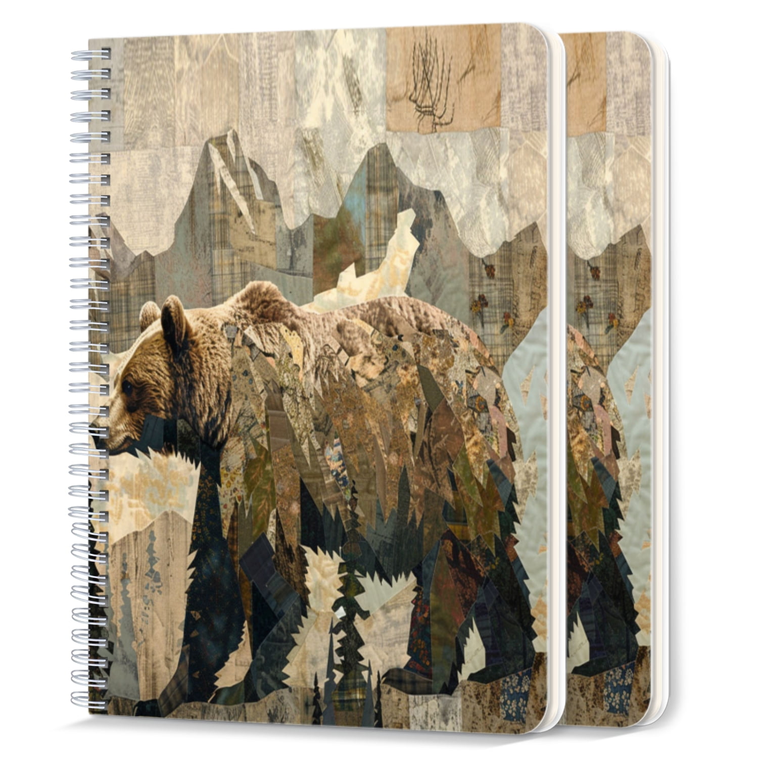 Collage Ruled Journal Spiral Notebook,College Ruled Journal,8.26
