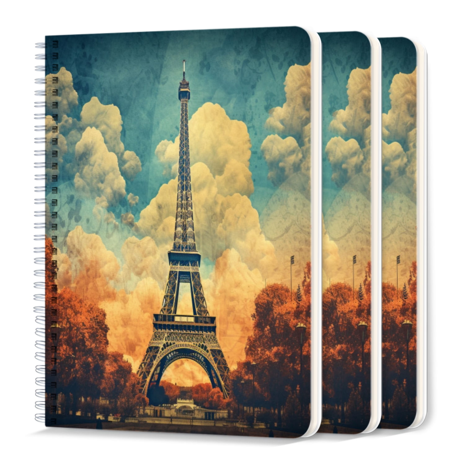 Collage Ruled Journal Spiral Notebook,College Ruled Journal,8.26