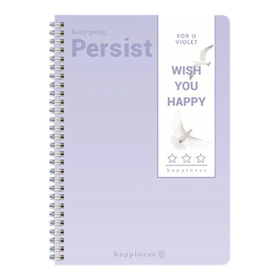 Spiral Notebook College Ruled Lined Journal, A5 Size Twin-Wire Aesthetic Wirebound Notepad for Office Meeting Note Taking, 120 Pages 1 Pack, LLLDMXY