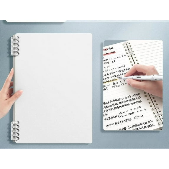 Spiral Notebook College Ruled Spiral Notebook Bulk Hardcover Notepads Lined Travel Writing Journal Notepad, 120 Pages-white