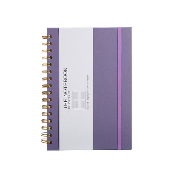 Spiral Notebook, Hardcover Lined Journal for Women & Men, Work Notebook & Journaling Notebooks, Small Notebook for School Office (6.3" x 8.6")