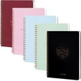 thumbnail image 1 of Spiral Notebook/Journal, 5 Pcs A5 Design Journals,Thick 100gsm Paper, 8mm College Ruled journals, 1 of 7