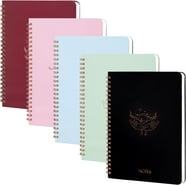 Yop & Tom Hummingbird Dot Grid Notebook - A5 Size, 160GSM Thick Paper, Burnt Orange - Perfect For Bullet Journaling & Watercolors