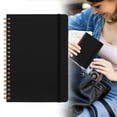 thumbnail image 1 of Spiral Notebook, Small Notebooks for Note Taking, Spiral Journal Notebook, Notebook for Work, Notebook College Ruled with Strap, Cute Notebooks for Women, Black, 1 of 9
