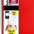 thumbnail image 1 of Spiral Notebook + Study App,  Wide Ruled Paper, 1 of 6