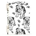 thumbnail image 1 of Spiral Notebooks 60 Sheets 120 Pages A5 Journal Notepad 8.3x5.7 Inch Thick Adjustable College Ruled Paper English Bulldog with Paws, 1 of 8
