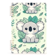 Spiral Notebooks Cute Cartoon Koala 60 Sheets 120 Pages A5 Journal Notepad 8.3x5.7 Inch Thick Adjustable College Ruled Paper