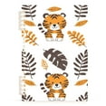 thumbnail image 1 of Spiral Notebooks Cute Tigers with Leaves 60 Sheets 120 Pages A5 Journal Notepad 8.3x5.7 Inch Thick Adjustable College Ruled Paper, 1 of 8