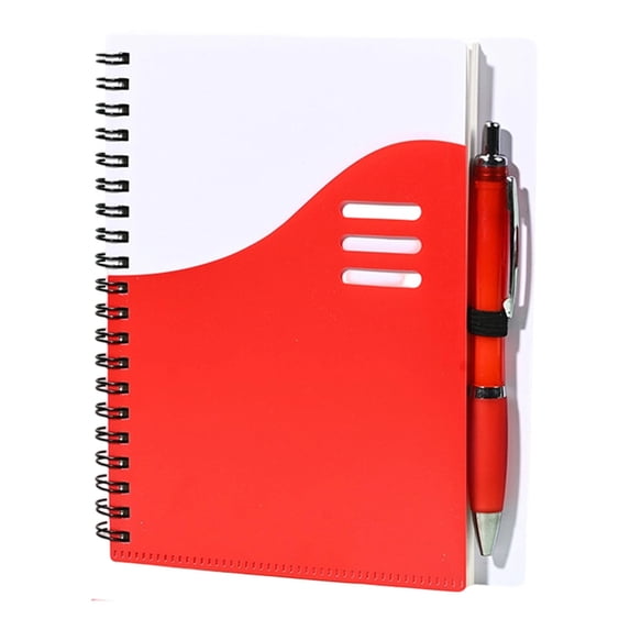 Spiral Notebooks with Pen Set, Small Notebook with Pen, 70 Sheets/140 Pages Lined Small Pocket Notebook and Pen Set Bulk Journals for Business Office, 1 Pcs, 7.08x5.9"