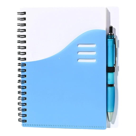 Spiral Notebooks with Pen Set, Small Notebook with Pen, 70 Sheets/140 Pages Lined Small Pocket Notebook and Pen Set Bulk Journals for Business Office, 1 Pcs, 7.08x5.9"