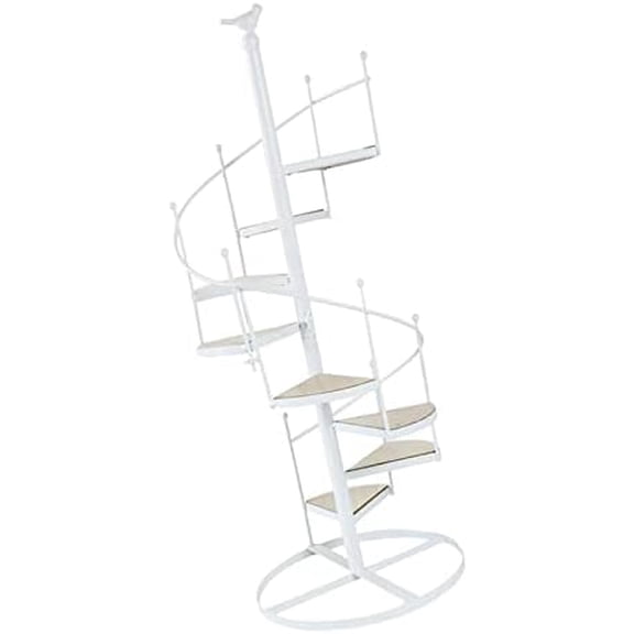 Spiral Plant Stands, Stair Shape Flower Organizer Holder Shelf, Shelf, Plants Pot Shelf for$$Garden &