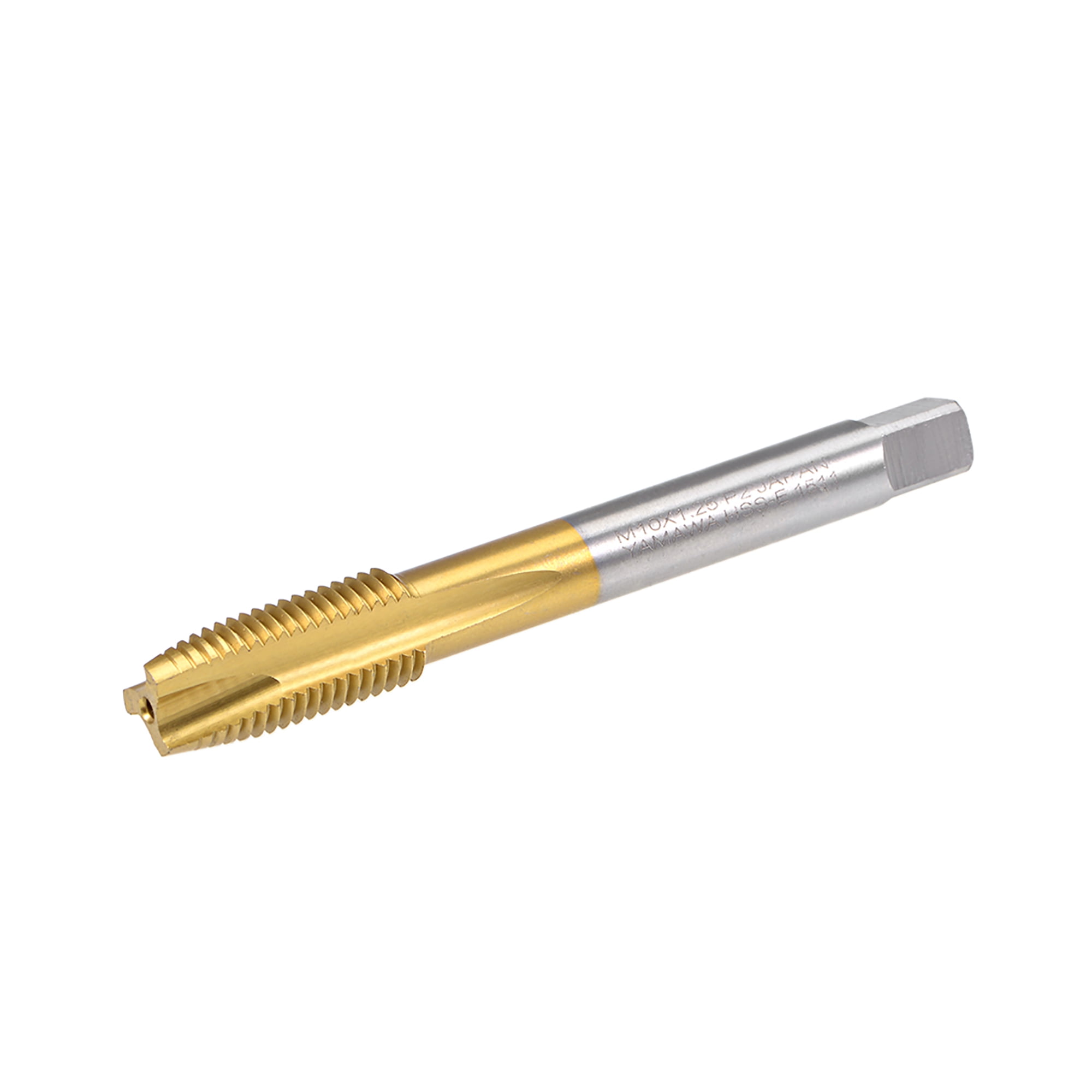 Spiral Point Plug Threading Tap M10 x 1.25 Thread, Ground Threads H2 3 ...