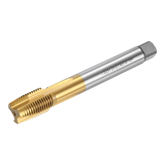 Spiral Point Plug Threading Tap M16 x 1.5 Thread, Ground Threads H2 , HSS 6542 Titanium Coated