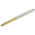 thumbnail image 1 of Spiral Point Plug Threading Tap M2.5 x 0.45 Thread, Ground Threads H2 3 Flutes, HSS 6542 Titanium Coated, 1 of 6