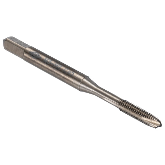 Spiral Point Plug Threading Tap M3 x 0.5 Thread, Ground Threads H2 , M35 HSS-CO Heat Coloring