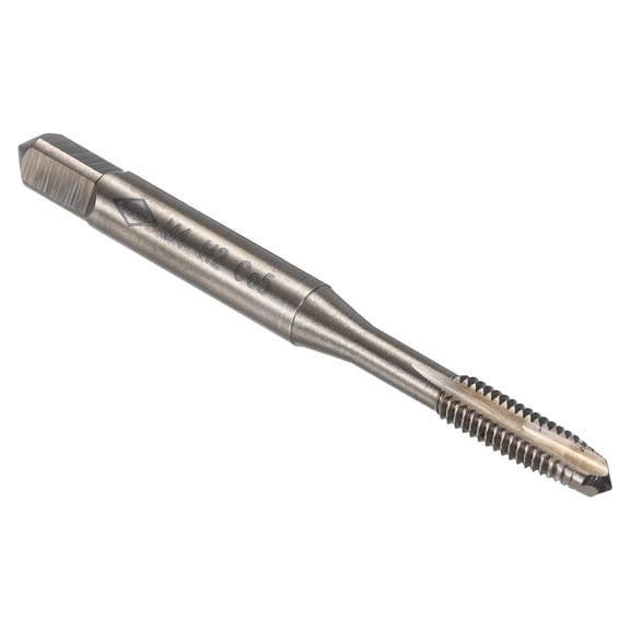 Spiral Point Plug Threading Tap M4 x 0.7 Thread, Ground Threads H2 , M35 HSS-CO Heat Coloring