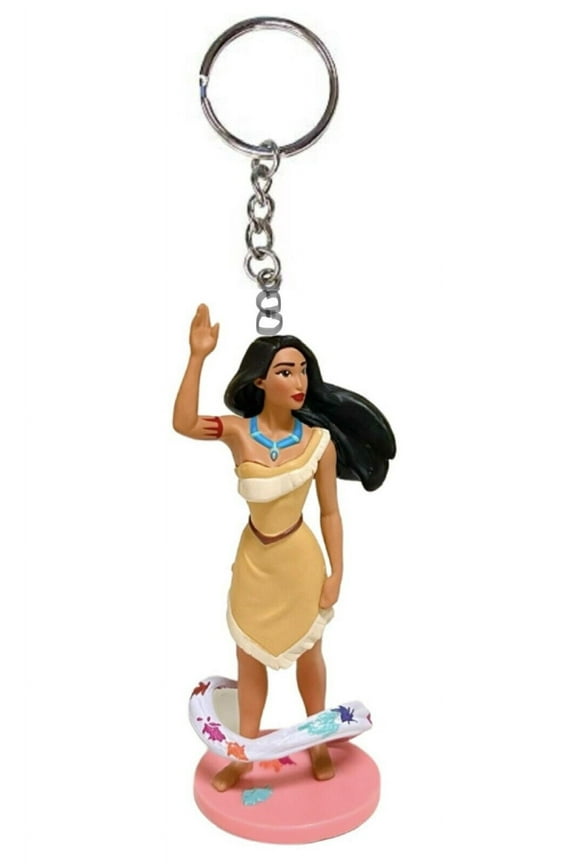 Spiral Princess Pocahontas Key Ring Keychain Ornament Figurine Pvc Figure Charm New