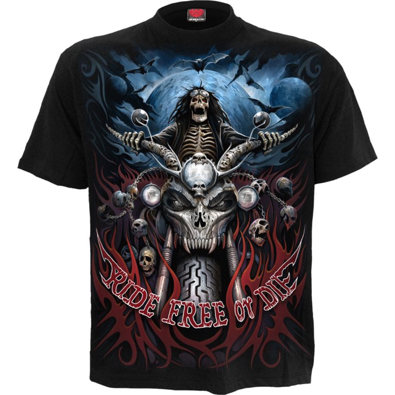 Spiral - Ride Free - T-Shirt Black - XL - Walmart.com