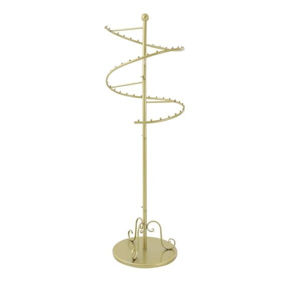 Spiral Rotating Clothing Rack Heavy Duty Garment Rack Sturdy Freestanding Hanger 16.5*60.2 in for Hallways, Entrances, Bedrooms