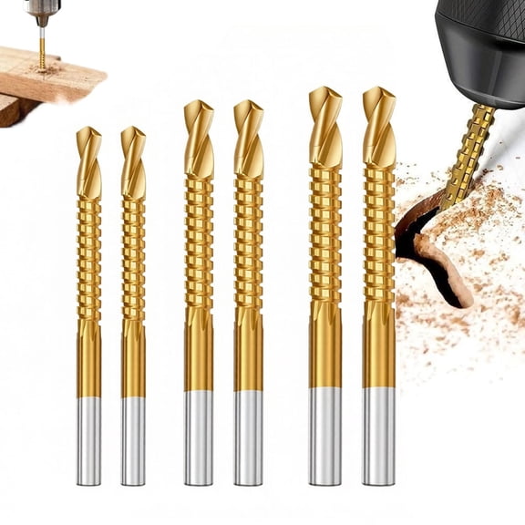 Spiral Screw Composite Tap Drill Bit Tap, Side Cutting Drill Bit, 3-8mm Twist Drill Bit Set, Bit Tap Twist Set for Cutting Drilling