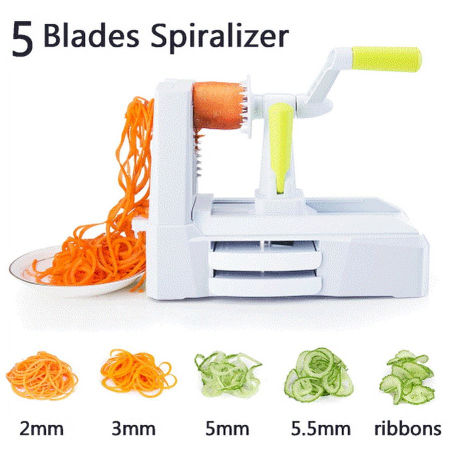 5 Blade Vegetable Spiralizer – Kwirkythings