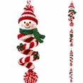 thumbnail image 1 of Spiral Snowman Hanging Ornament DIY Crochet Kit All‑in‑one Handcraft Material Set for Christmas Tree Decor Crafting (A), 1 of 7