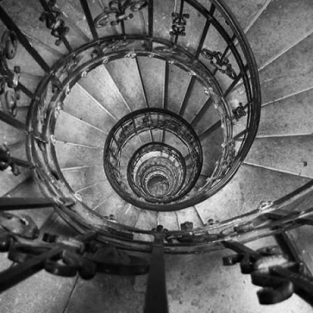Spiral Staircase No 2 Canvas Art - PhotoINC Studio (24 x 24)