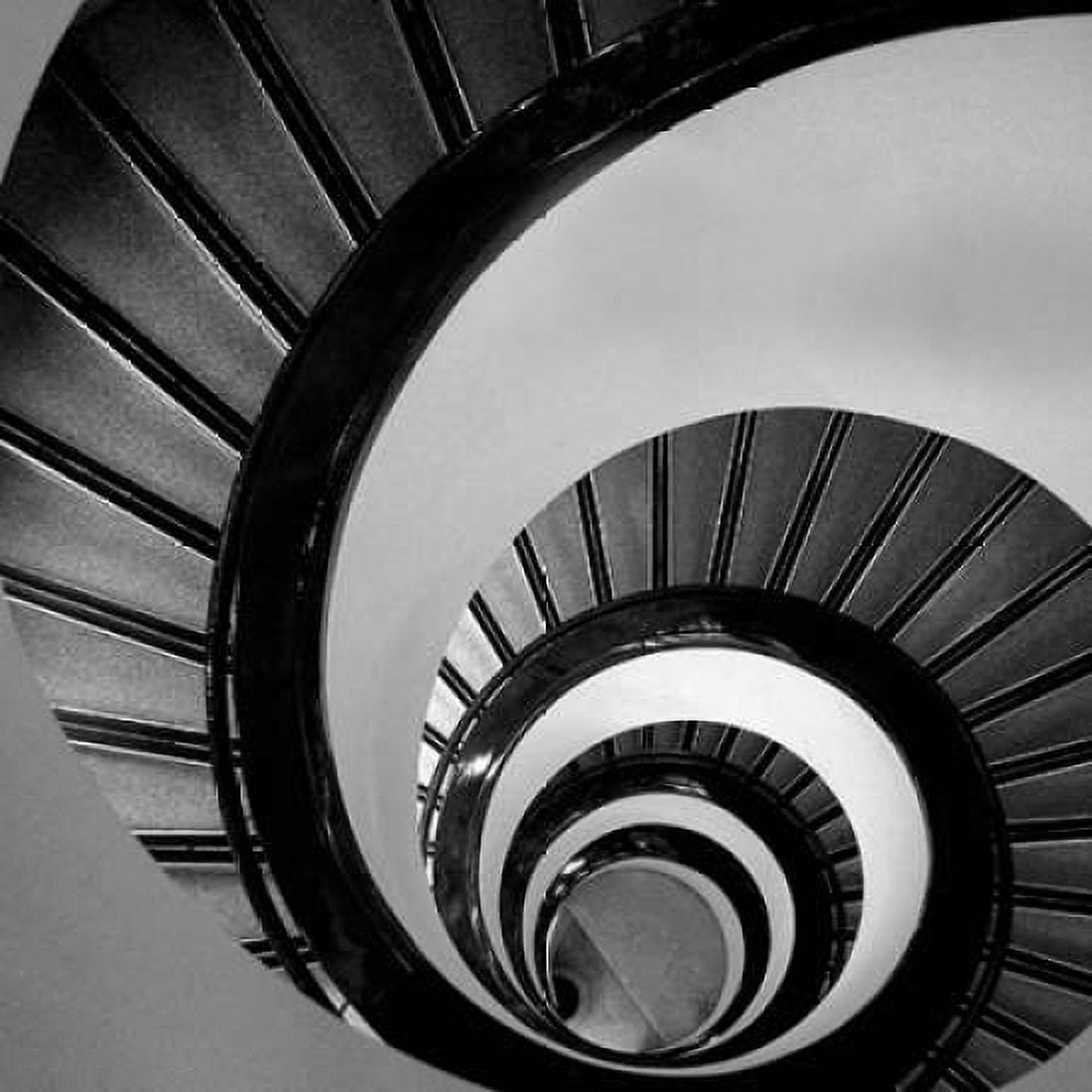 Spiral Staircase No 3 Canvas Art - PhotoINC Studio (24 x 24)