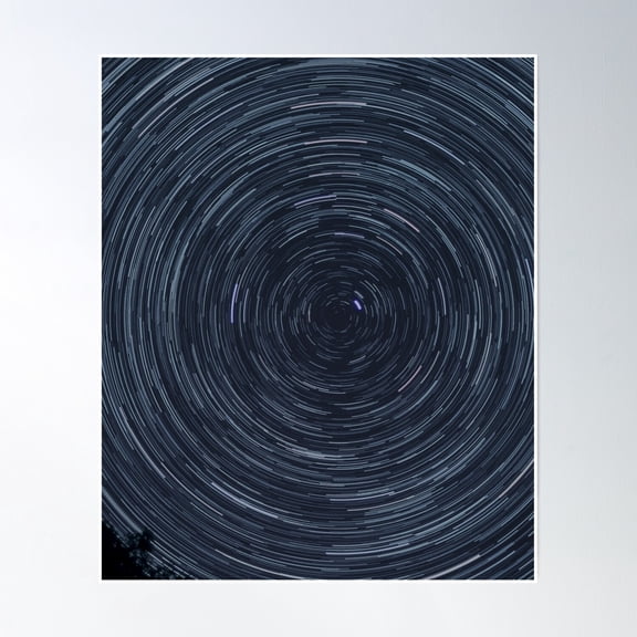Spiral Starry Sky Poster Wall Art, Modern Wall Decor, 8x12 UNFRAMED