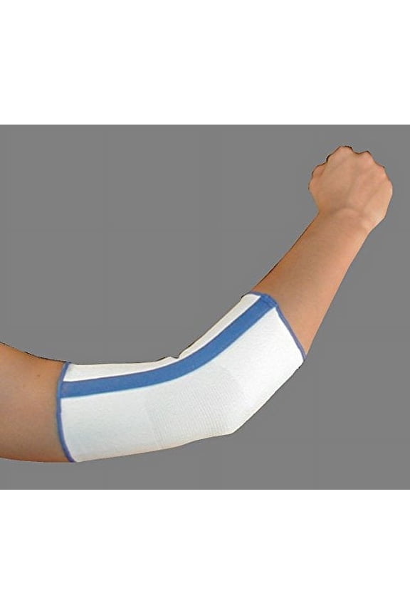 Slip On Spiral Stay Compression Elbow Brace: Supportive Relief for Elbow Injuries (X-Large, Black)