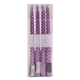 thumbnail image 1 of Spiral Taper Candles 10 Inch - 4 Pack Twisted Tapered Candle Sticks - Dripless Unscented Smokeless - Long Burning Decorative Candlesticks for Dinner Wedding Party Table Home Decor, 1 of 6