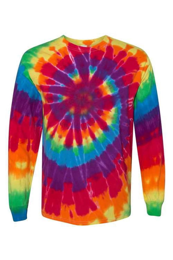 Spiral Tie-Dyed Long Sleeve T-Shirt