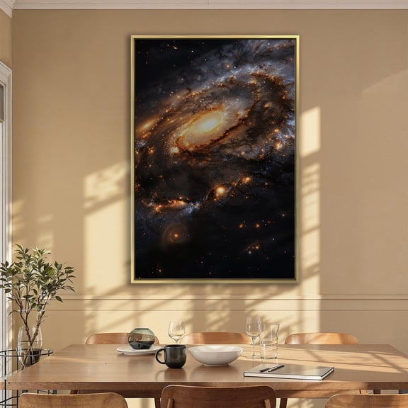 Spiral Wall Art Space Andromeda Print Explore the Universe Decor Starry Night Delights Poster Cosmic Prints Ready to Hang, Size 12x18 UNFFRAMED F03.1.8l2592