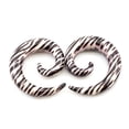thumbnail image 1 of Spiral Zebra 5/8" (16mm) Tapers / Hangers Acrylic 2 Pieces (1 Pair) (B/1/2/43), 1 of 4