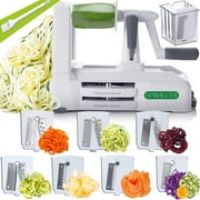 LHS Vegetable Spiralizer Vegetable Slicer Handheld 2-in-1 Zucchini
