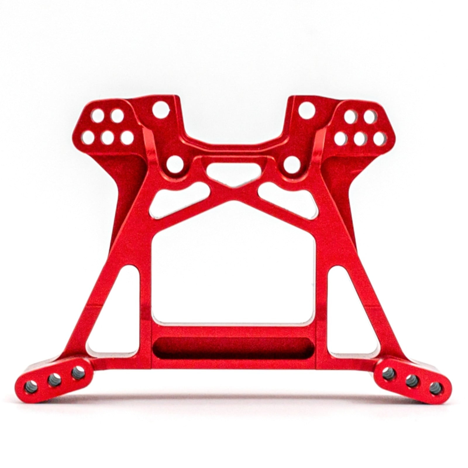 Spirastell Alloy Rear Shock Tower,RED 4WD Rustler 4X4(VXL) 1/10 4WD